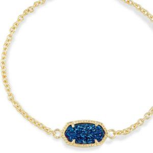 Kendra Scott Elaina Druzy Bracelet Blue